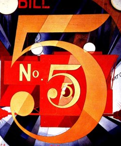 I Saw the Figure 5 in Gold, 1928, Charles Demuth (American, 1883–1935)